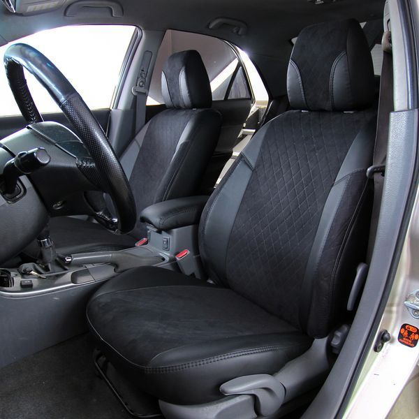 Чохли на сидіння Hyundai Accent 2010 - 2017 IV (RB\RC) Седан EMC-Elegant Eco Lazer + Antara 2020 R EMC-ELAR001-264-1 фото