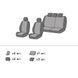Чехлы на сиденья Mitsubishi Colt 2009 - 2012 Z20\Z30 [рестайлинг] Хэтчбек, 5д EMC-Elegant Vip Elite EMC-VP001-406-2 фото 2