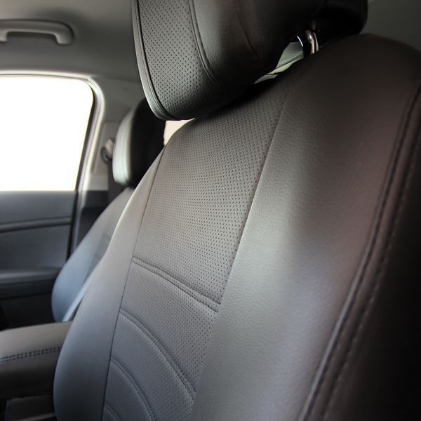 Чохли на сидіння Hyundai Sonata 2009 - 2014 VI (YF) США Седан EMC-Elegant Eco Lazer EMC-EL002-1146-1 фото