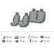 Чохли на сидіння Subaru Outback 2006 - 2009 BP [рестайлінг] Універсал, 5д EMC-Elegant Eco Sport EMC-ES001-146-2 фото 2