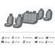 Чехлы на сиденья Mazda Mazda5 2007 - 2010 CR [рестайлинг] Минивэн 7 мест EMC-Elegant Eco Classic 2020 EMC-ECL001-360-2 фото 2
