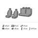 Чехлы на сиденья Audi A4 2007 - 2012 B8 Седан (8K2) EMC-Elegant Eco Lazer EMC-EL002-996-1 фото 2