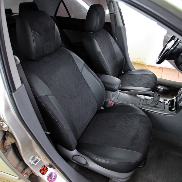 Чехлы на сиденья Honda CR-V 2011 - 2016 RM1\RM3\RM4 Внедорожник, 5д EMC-Elegant Eco Lazer + Antara 2020 R EMC-ELAR001-354-1 фото
