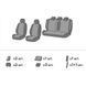 Чехлы на сиденья BMW 3 Series 2005 - 2010 V (E90\E91\E92\E93) Седан (E90) EMC-Elegant Eco Classic 2020 EMC-ECL001-960-1 фото 2