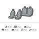 Чехлы на сиденья Toyota Land Cruiser 2007 - 2012 J200 Внедорожник, 5д EMC-Elegant Eco Lazer EMC-EL002-183-1 фото 2